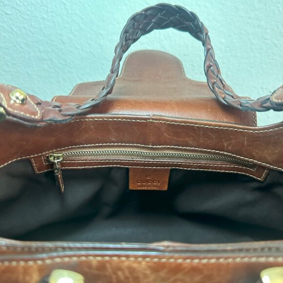 Gucci Large Horsebit Hobo Bag – Authentic Vintage Leather - Picture 2 of 13